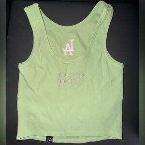 Green Los Angeles Dodgers Tank Top